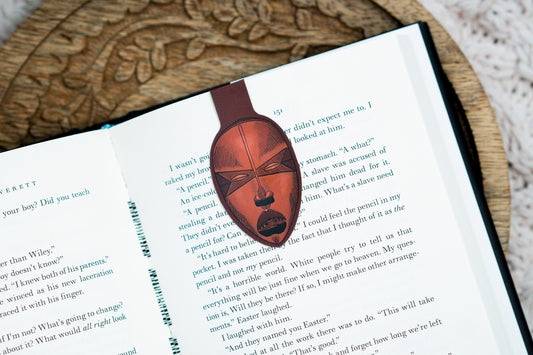 African Masks Magnetic Bookmarks - Dan