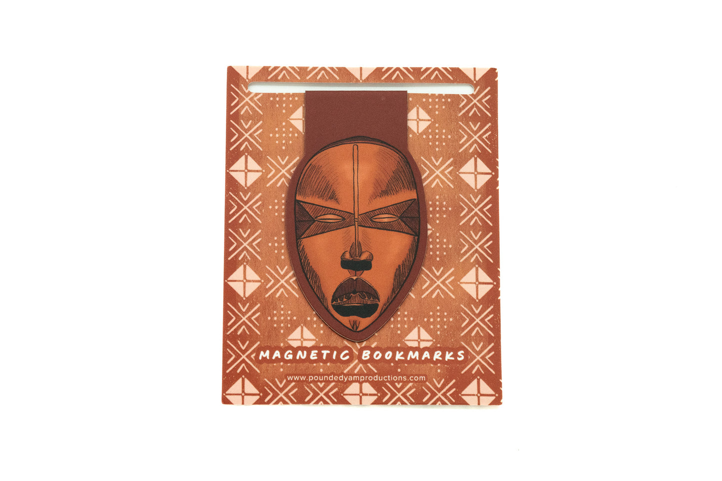 Magnetic Bookmark - African Masks (Dan)