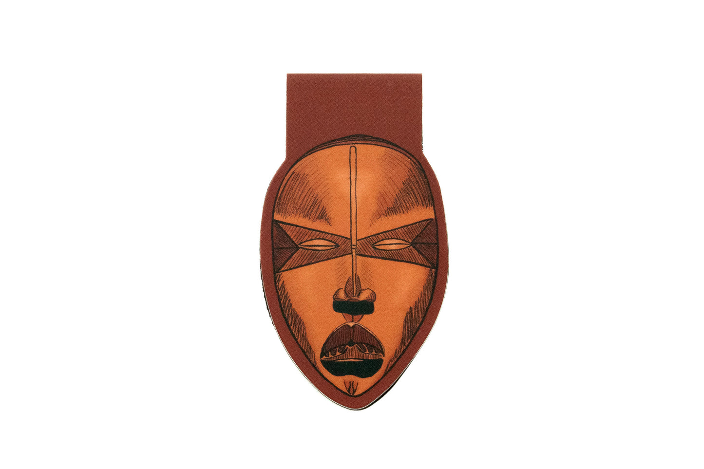 Magnetic Bookmark - African Masks (Dan)