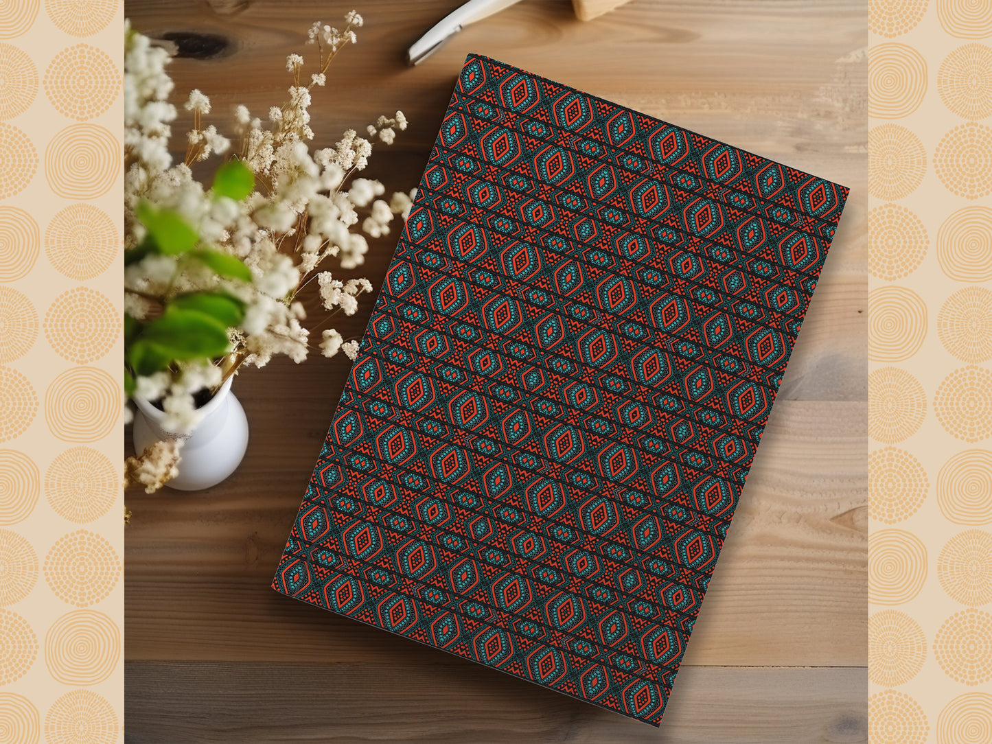 African Print Ankara Inspired Journal (Diamonds A5 Lined)