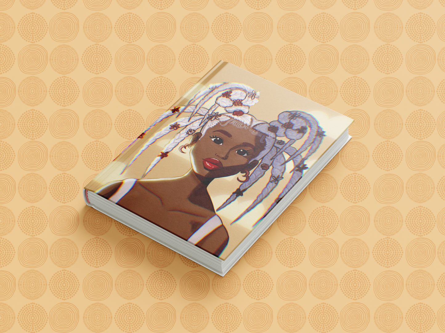 Dreamy Black Girl Illustrated Journal (A5 Lined)