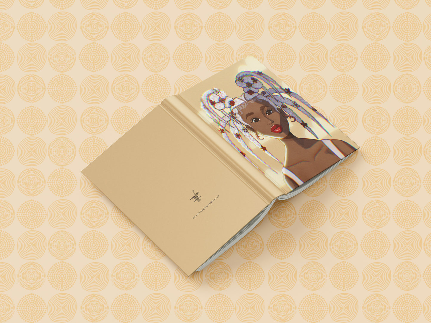 Dreamy Black Girl Illustrated Journal (A5 Lined)