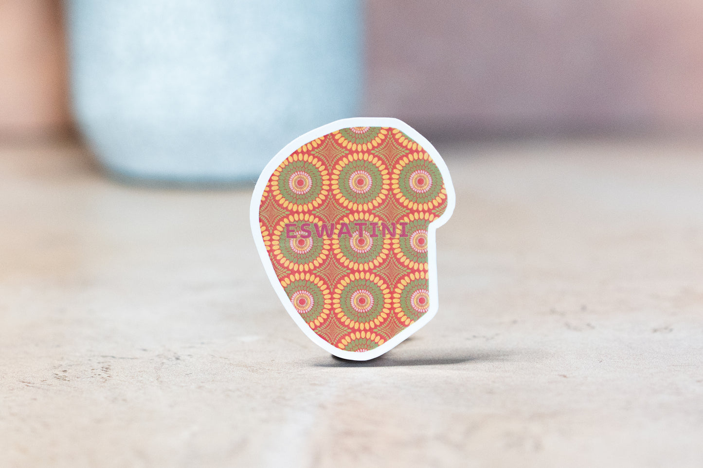 Eswatini Sticker (Southern Africa) - Pounded Yam Productions