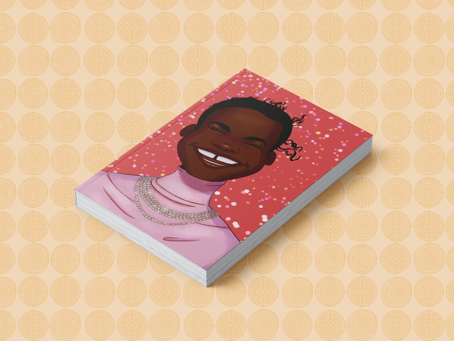 Happy Confetti Black Girl Journal (A5 Lined)