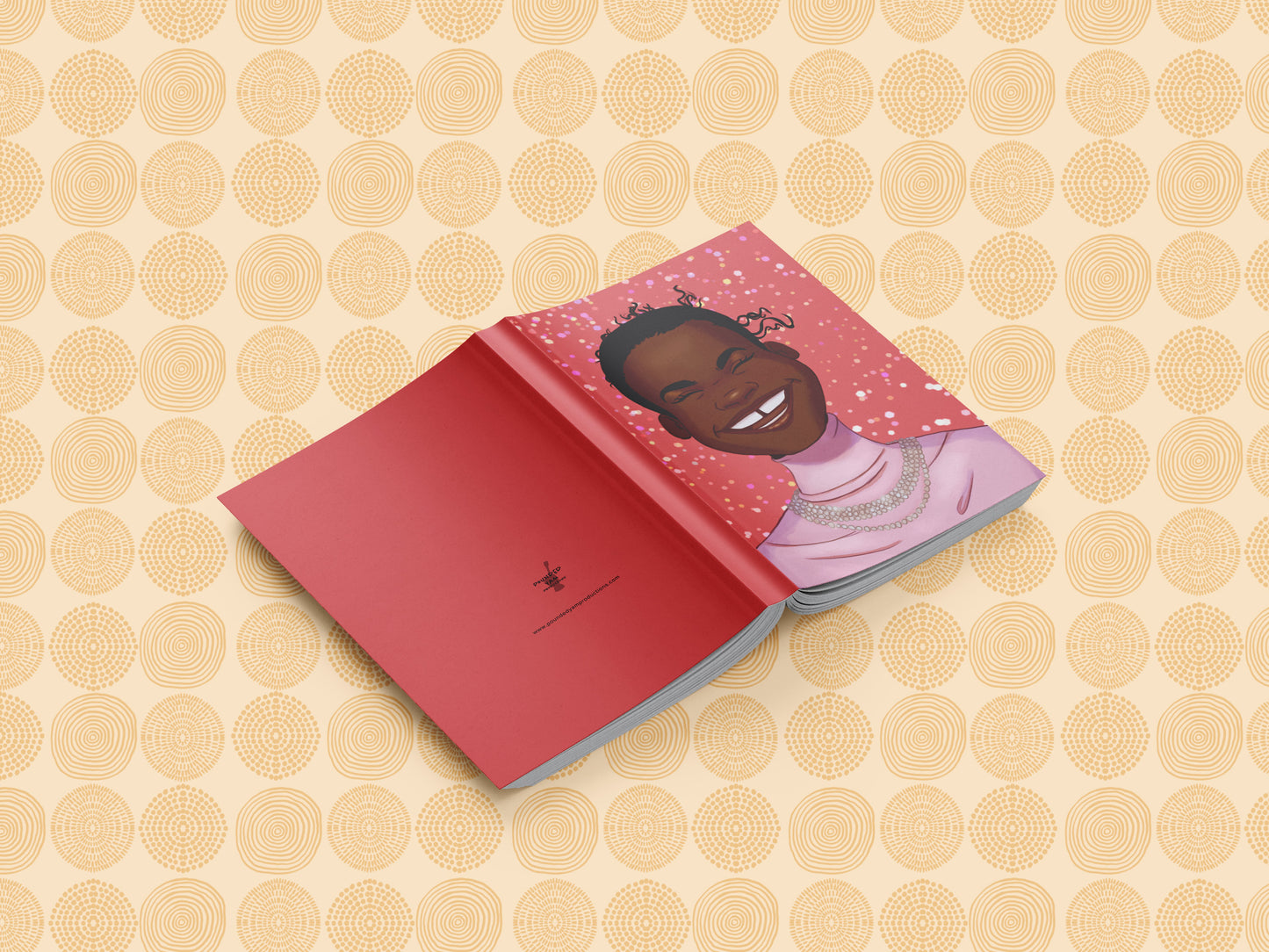 Happy Confetti Black Girl Hardcover/Softcover Journal (A5 Lined)