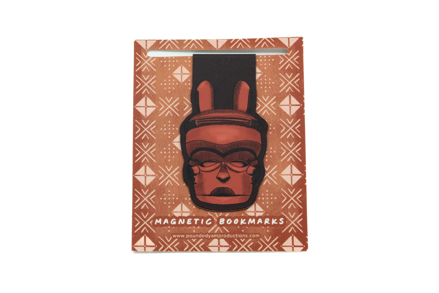 Magnetic Bookmark - African Masks (Ibibio)