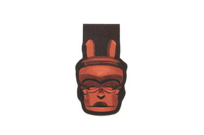 Magnetic Bookmark - African Masks (Ibibio)