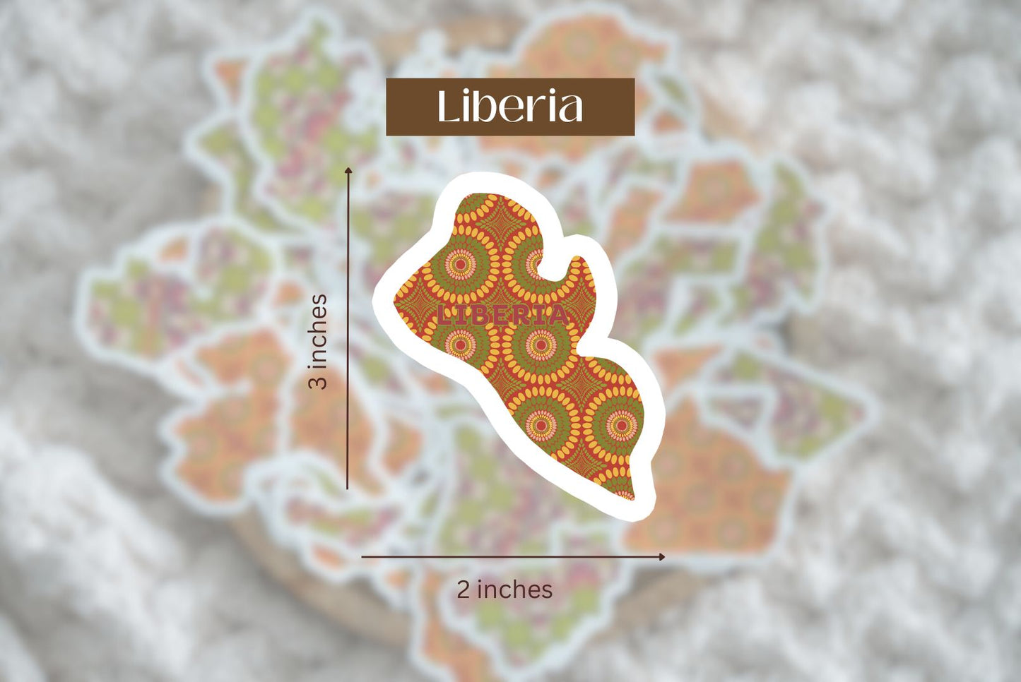 Liberia Sticker (West African Stickers)