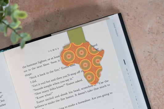 Magnetic Bookmark - African Print (Bloom) - Pounded Yam Productions