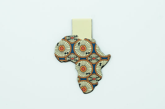 Ankara Africa Magnetic Bookmarks - Circles