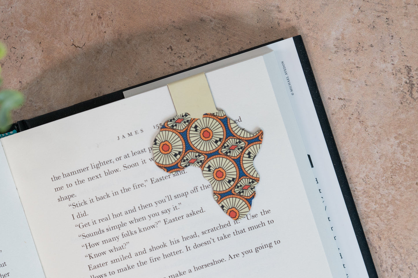 Magnetic Bookmarks - African Print (Circles)