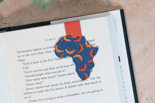 Magnetic Bookmark - African Print (Wedding Flowers) - Pounded Yam Productions