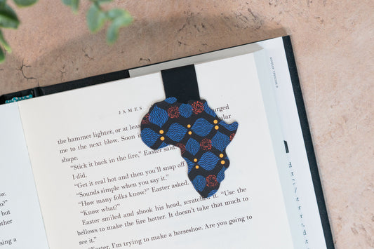 Magnetic Bookmark - African Print (X) - Pounded Yam Productions