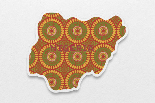 Nigeria Sticker (West Africa) - Pounded Yam Productions