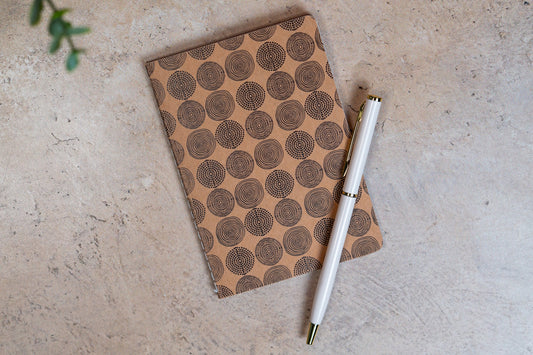 African Print Pocket Notebook - Dots