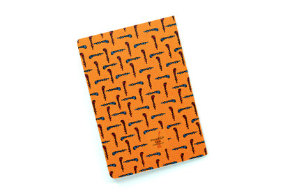 African Print Pocket Notebook - Walking Sticks (Ankara) - Pounded Yam Productions