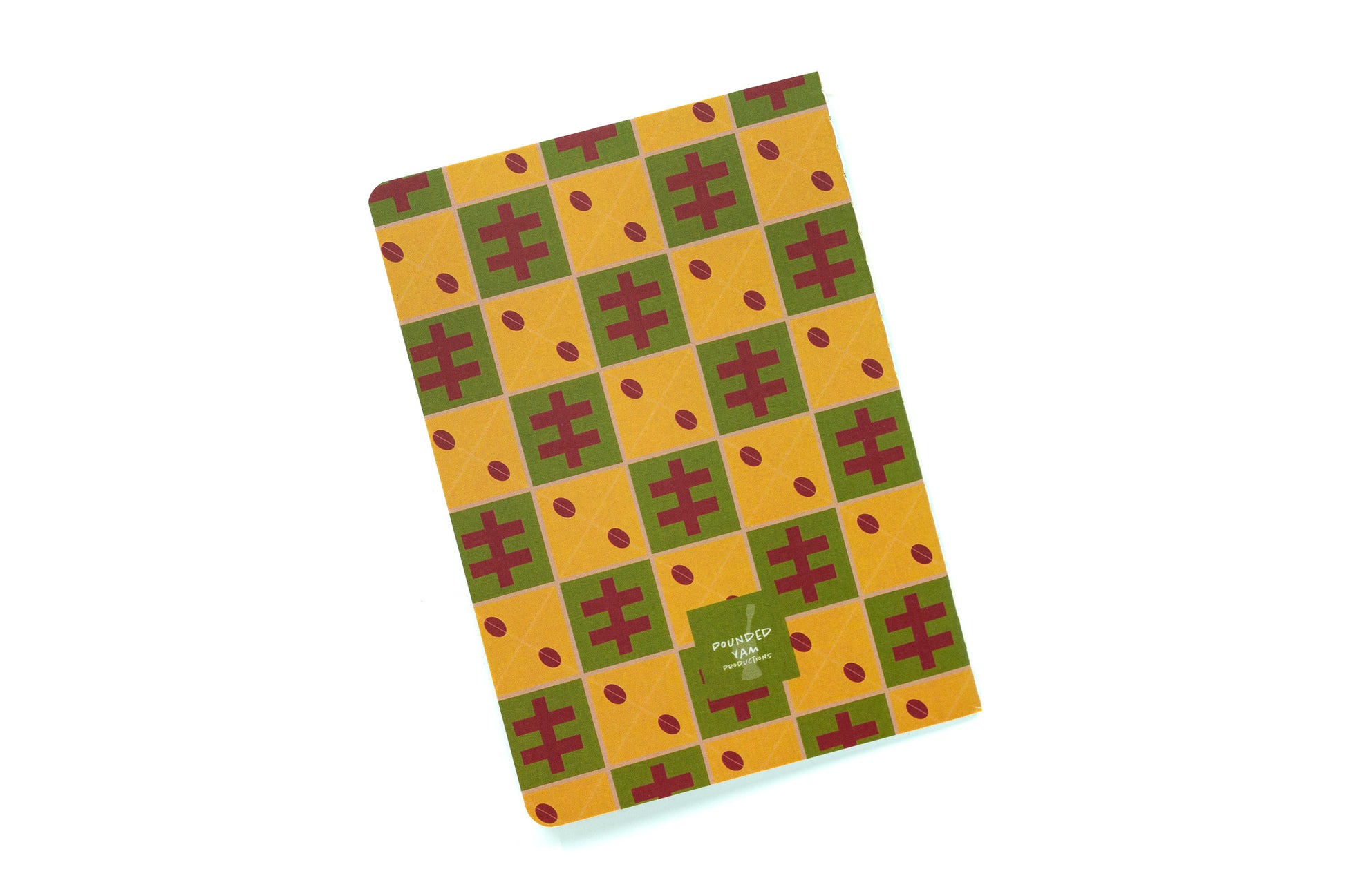 African Print Notebook - Cowries (Ankara) - Pounded Yam Productions