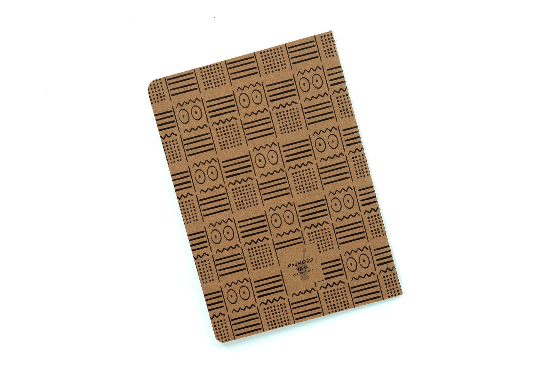 African Mud Cloth Pocket Notebook - Eyes - Pounded Yam Productions