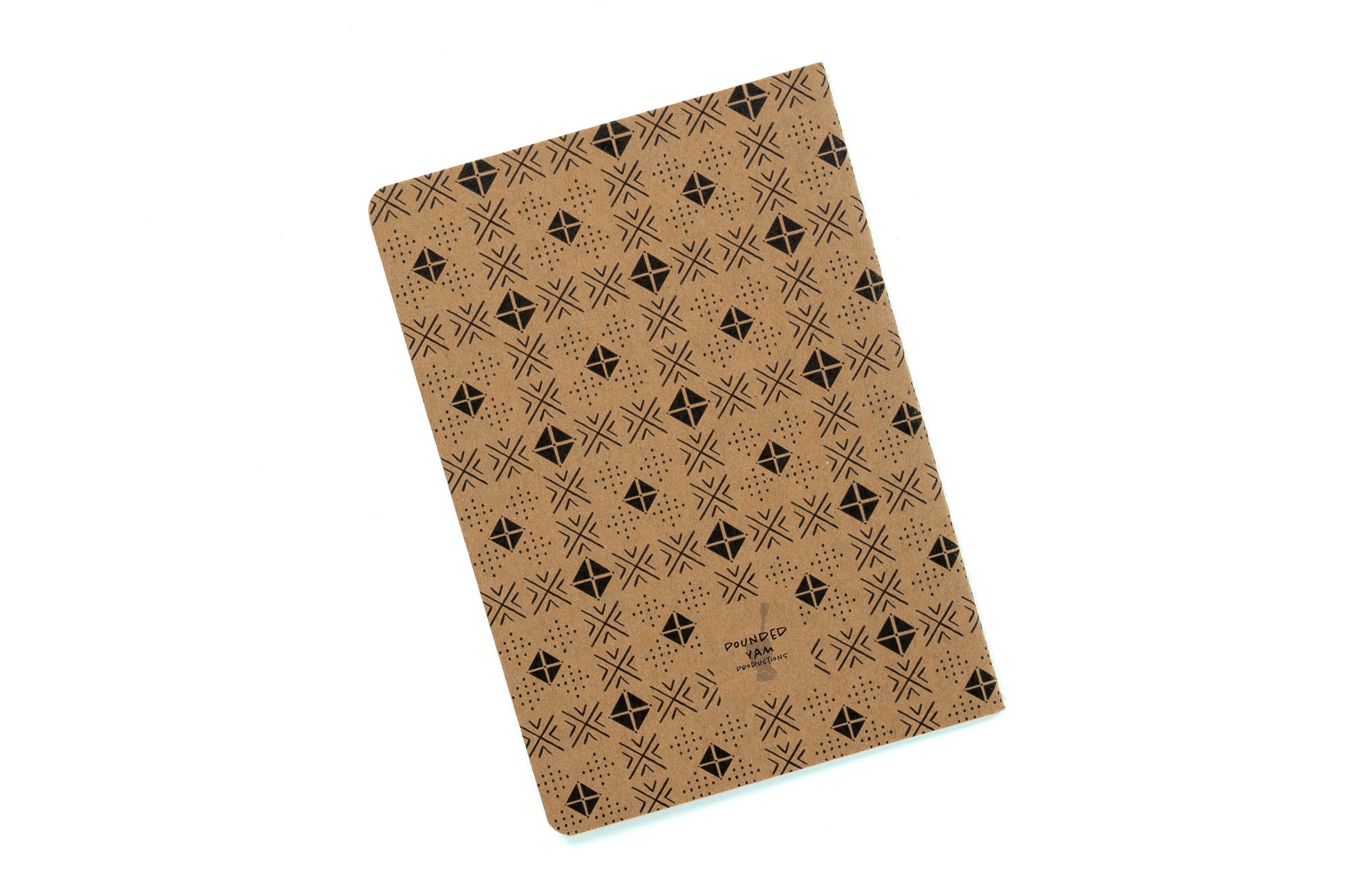African Mud Cloth Pocket Notebook - Squares - Pounded Yam Productions
