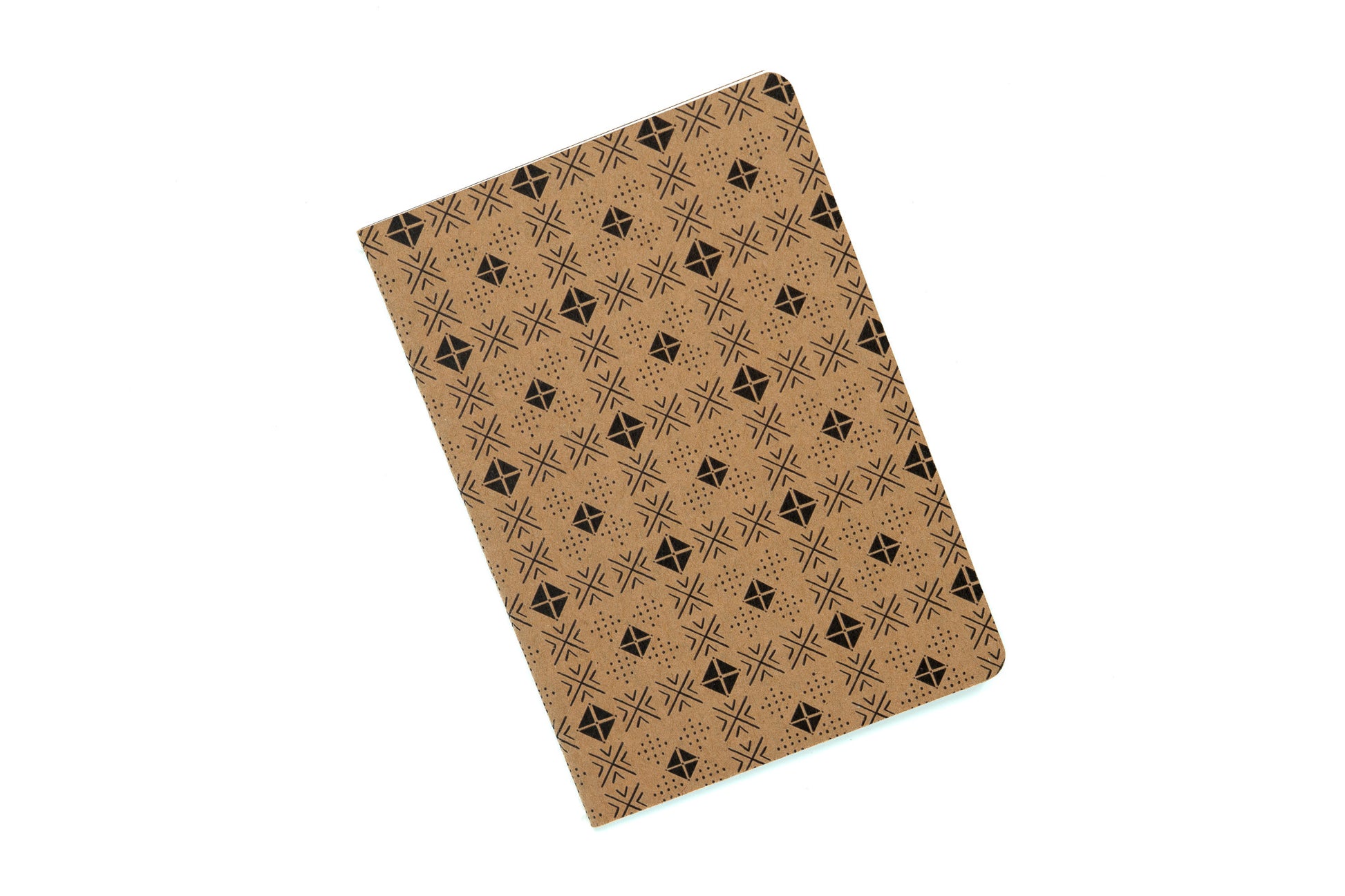 African Mud Cloth Pocket Notebook - Squares - Pounded Yam Productions