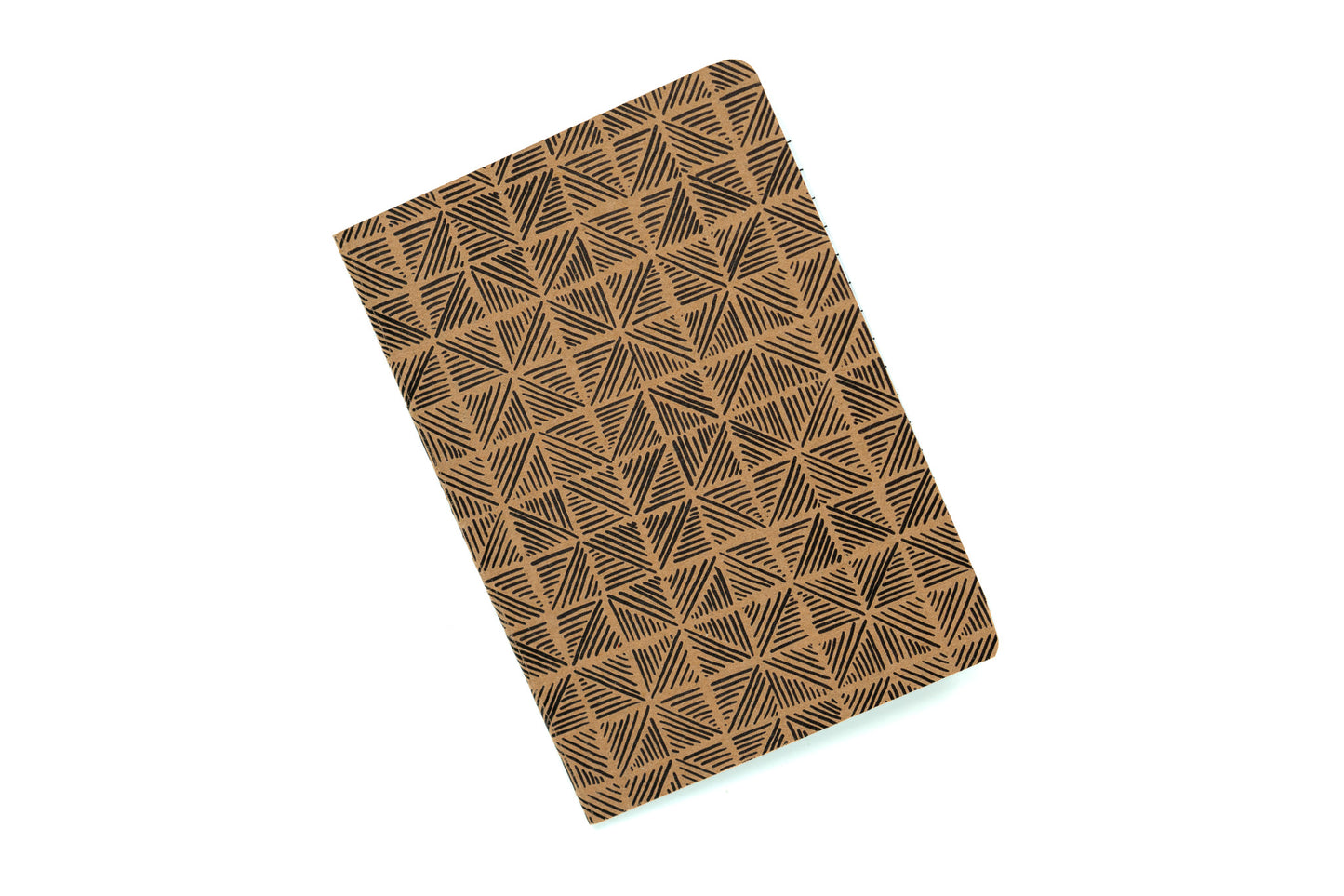 African Print Pocket Notebook - Triangles - Pounded Yam Productions