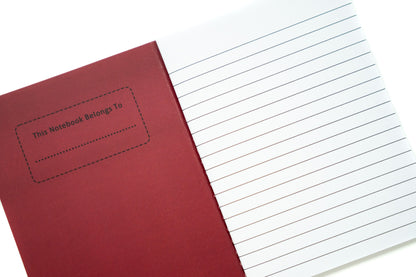 African Print Pocket Notebook - Red Blossom (Ankara) - Pounded Yam Productions
