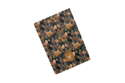Single Line Black Women Pocket Notebook - Color - Pounded Yam Productions