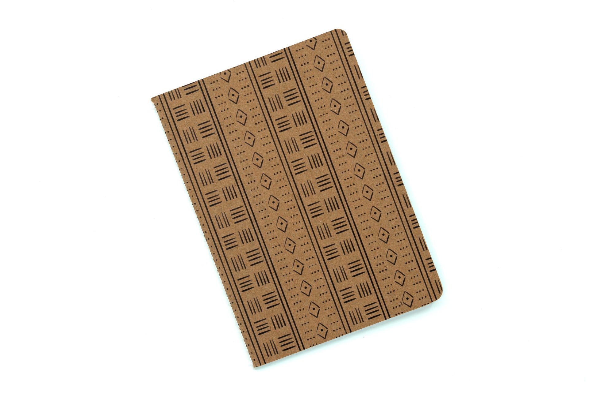 African Mud Cloth Pocket Notebook - Rhombus - Pounded Yam Productions