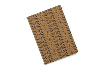 African Mud Cloth Pocket Notebook - Rhombus - Pounded Yam Productions