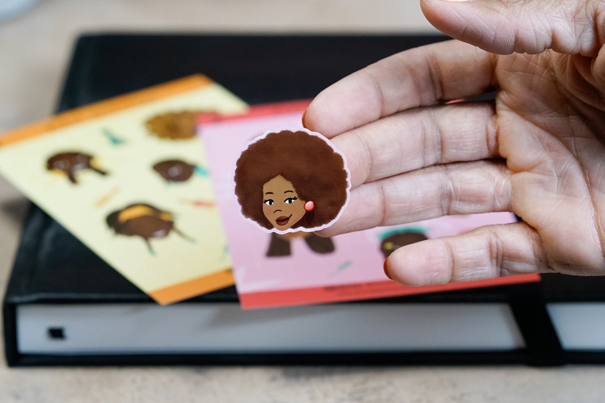 Black Girl Hairstyles Sticker Sheets - Pounded Yam Productions