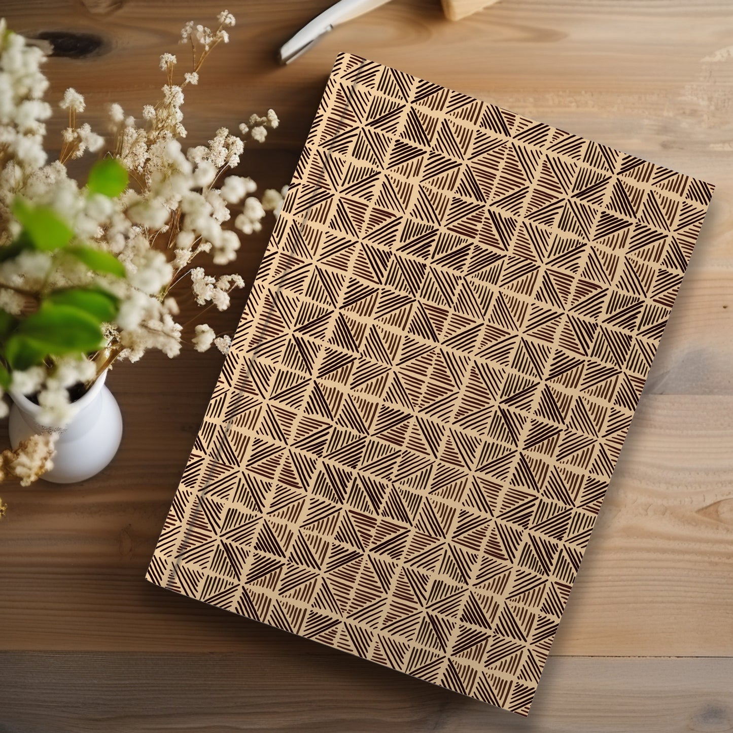 African Print Journal (Triangles A5 Lined)