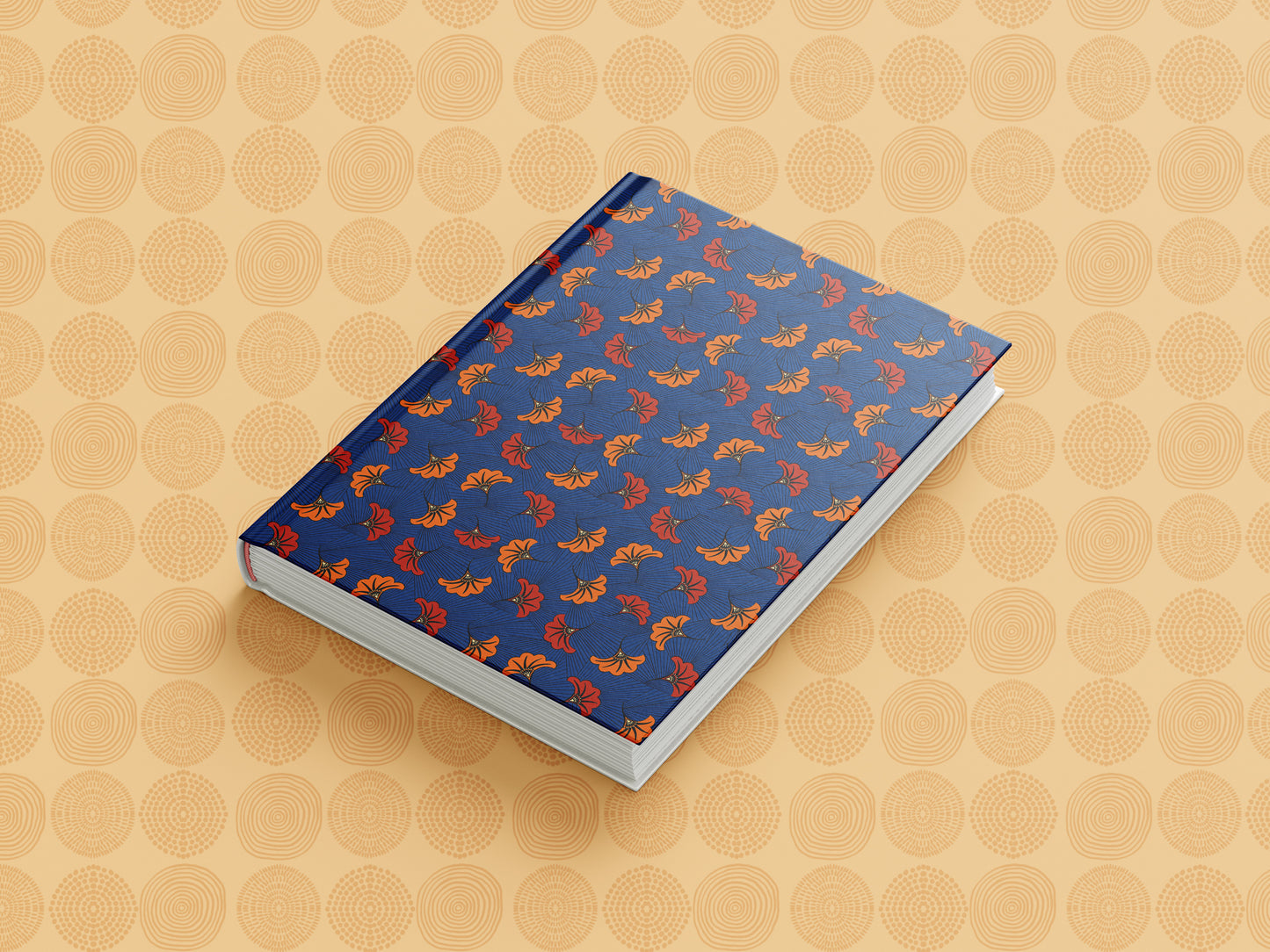 African Print Ankara Inspired Journal (Wedding Flowers A5 Lined)