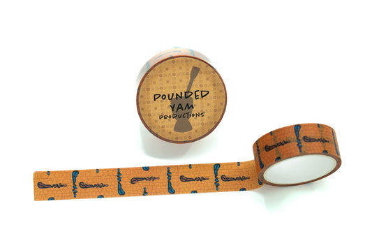 African Print Washi Tape - Walking Sticks (Ankara)