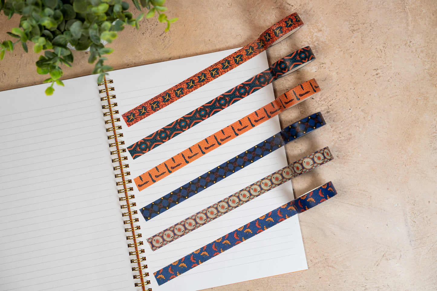 African Print Washi Tape - Fans (Ankara)