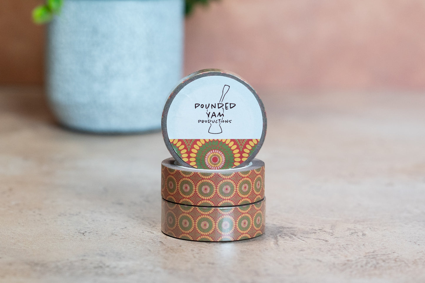 African Print Washi Tape - Bloom (Ankara) - Pounded Yam Productions