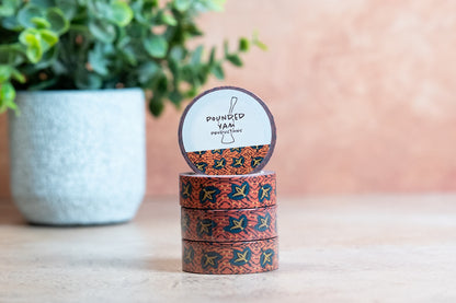 African Print Washi Tape - Fans (Ankara)