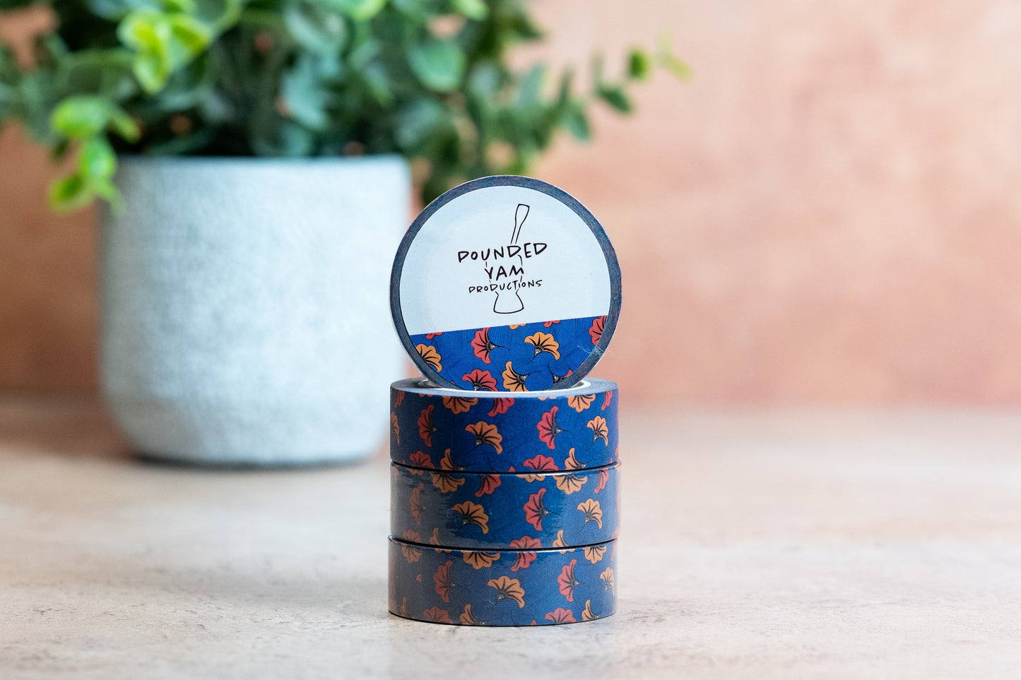 African Print Washi Tape - Wedding Flowers (Ankara) - Pounded Yam Productions