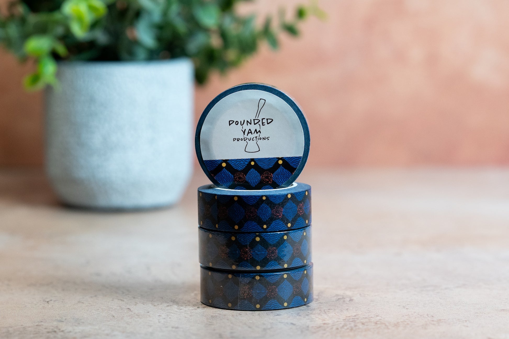 African Print Washi Tape - X (Ankara) - Pounded Yam Productions