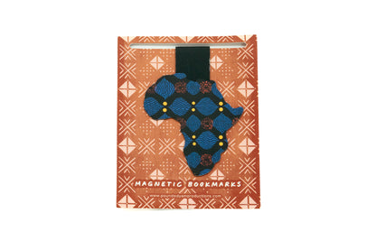 Magnetic Bookmark - African Print (X)