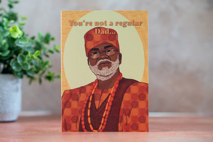 African Dad Greeting Card