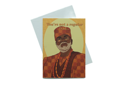 African Dad Greeting Card