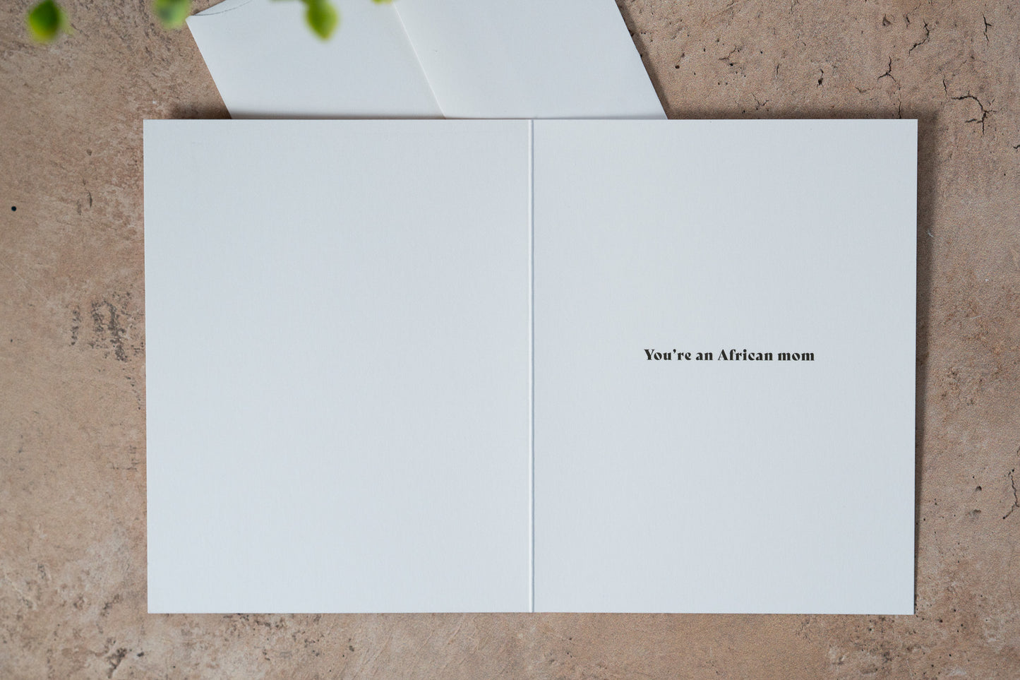 African Mom Greeting Card - Pounded Yam Productions