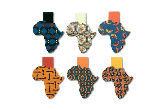 Magnetic Bookmarks Bundle (African Print Ankara 1) - Pounded Yam Productions