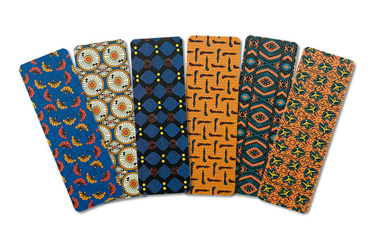 African Print Bookmark Bundle (Ankara 1) - Pounded Yam Productions