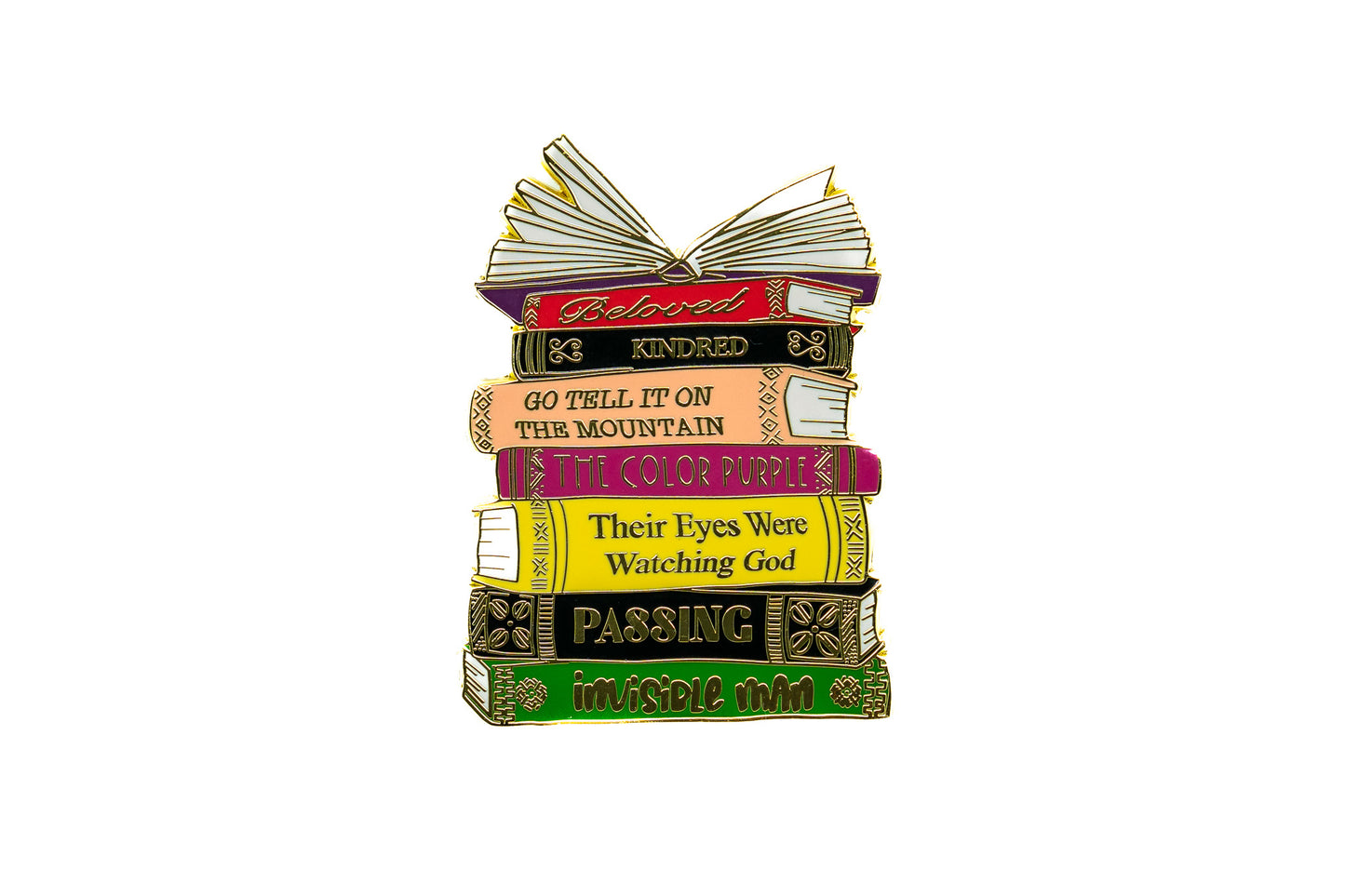 Enamel Pin: Black Literary Classics - Pounded Yam Productions