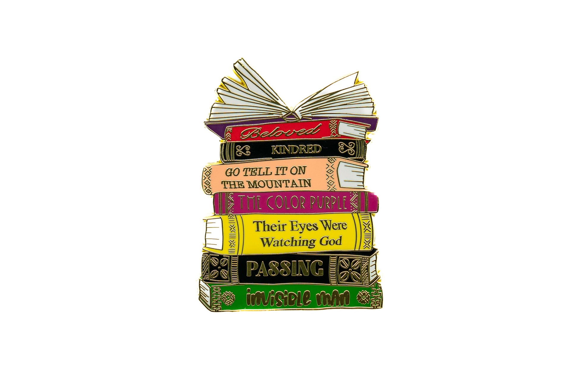 Enamel Pin: Black Literary Classics - Pounded Yam Productions