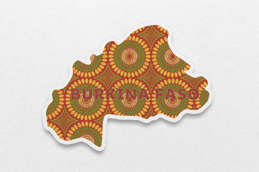 Burkina Faso Sticker (West Africa) - Pounded Yam Productions