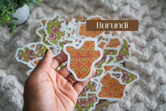 Burundi Sticker (East African Stickers)