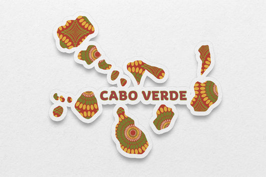 Cabo Verde Sticker (West Africa) - Pounded Yam Productions