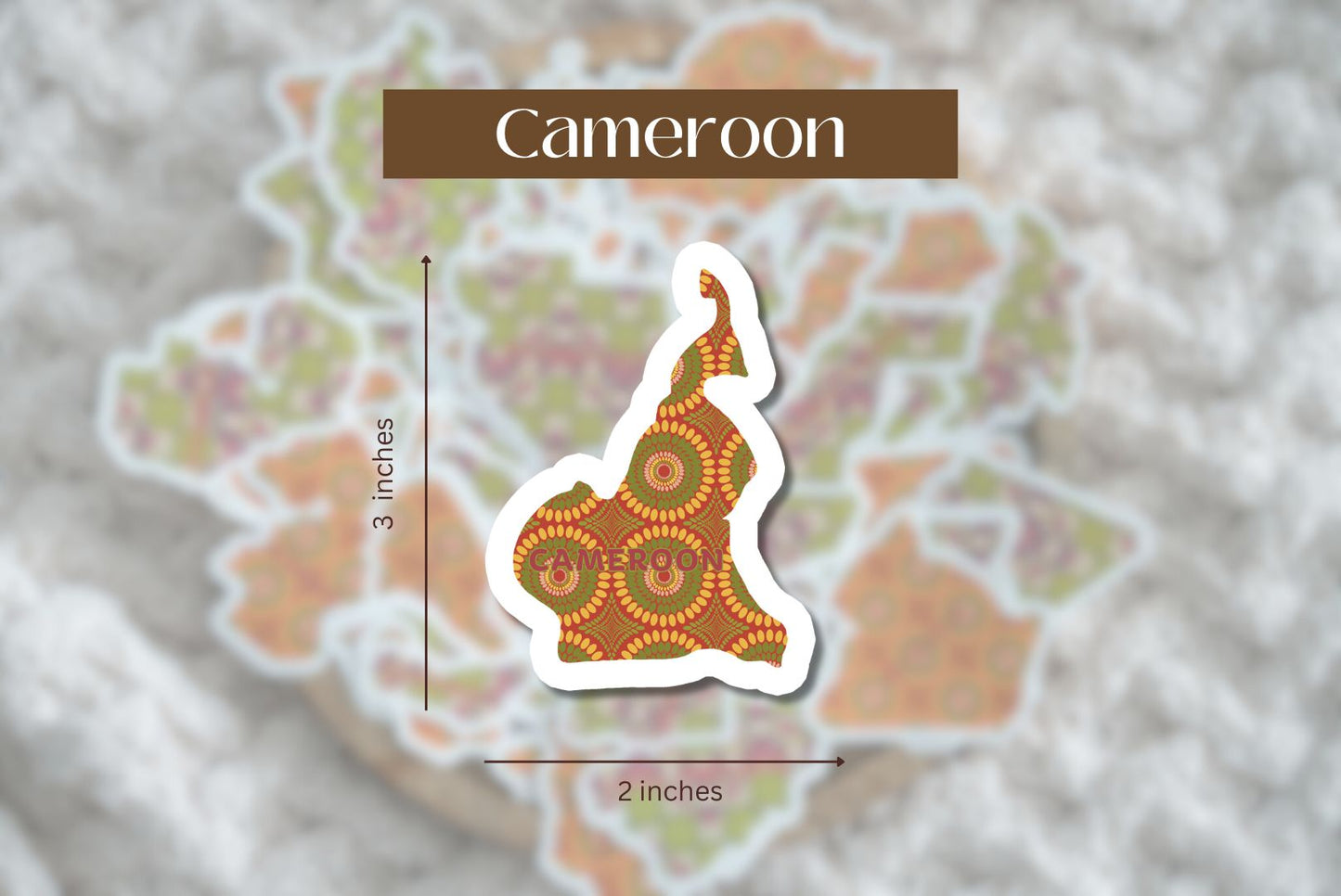 Cameroon Sticker (Central African Stickers)